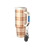 Thicc Buddy 40oz | Pumpkin Patch Plaid
